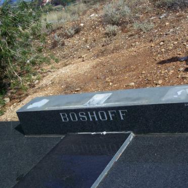 BOSHOFF Louis H. 1910-1985 & Irene A.F. BUTLER 1913-2003 _1