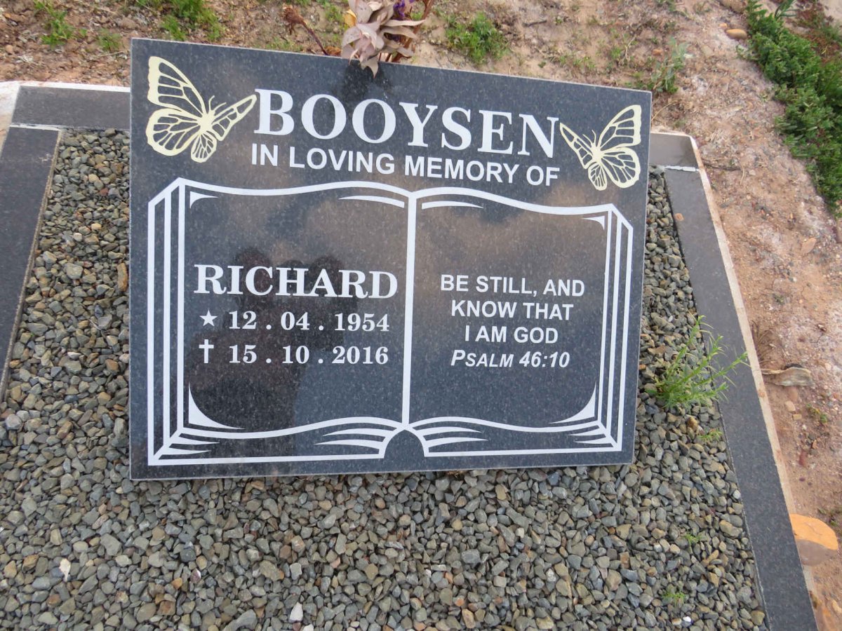BOOYSEN Richard 1954-2016