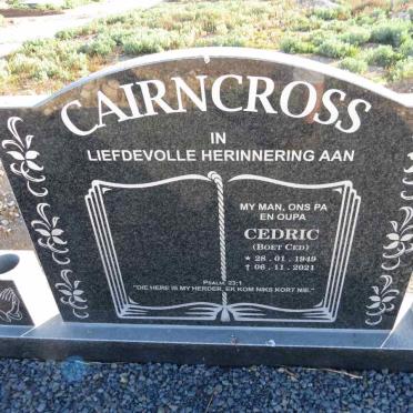 CAIRNCROSS Cedric 1949-2021