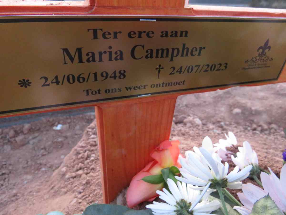 CAMPHER Maria 1948-2023