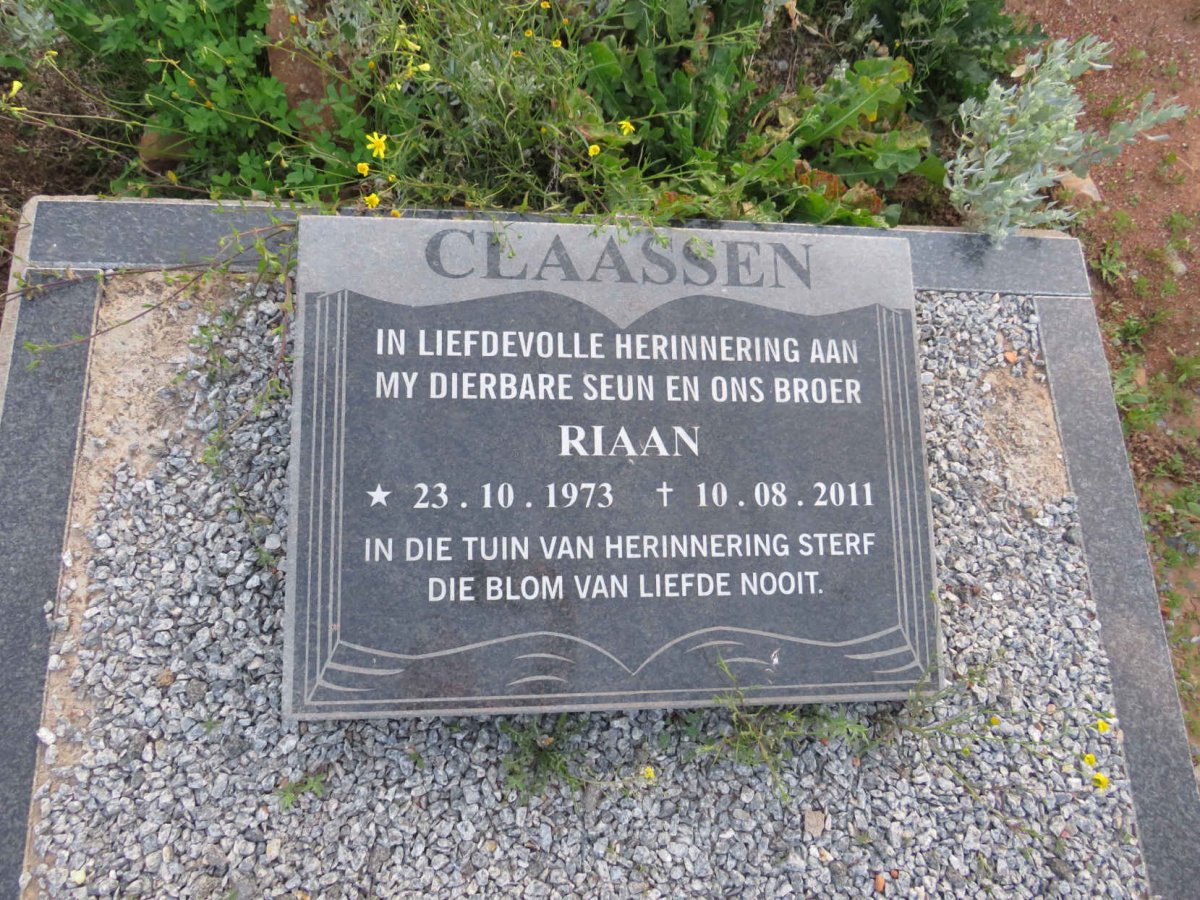 CLAASSEN Riaan 1973-2011