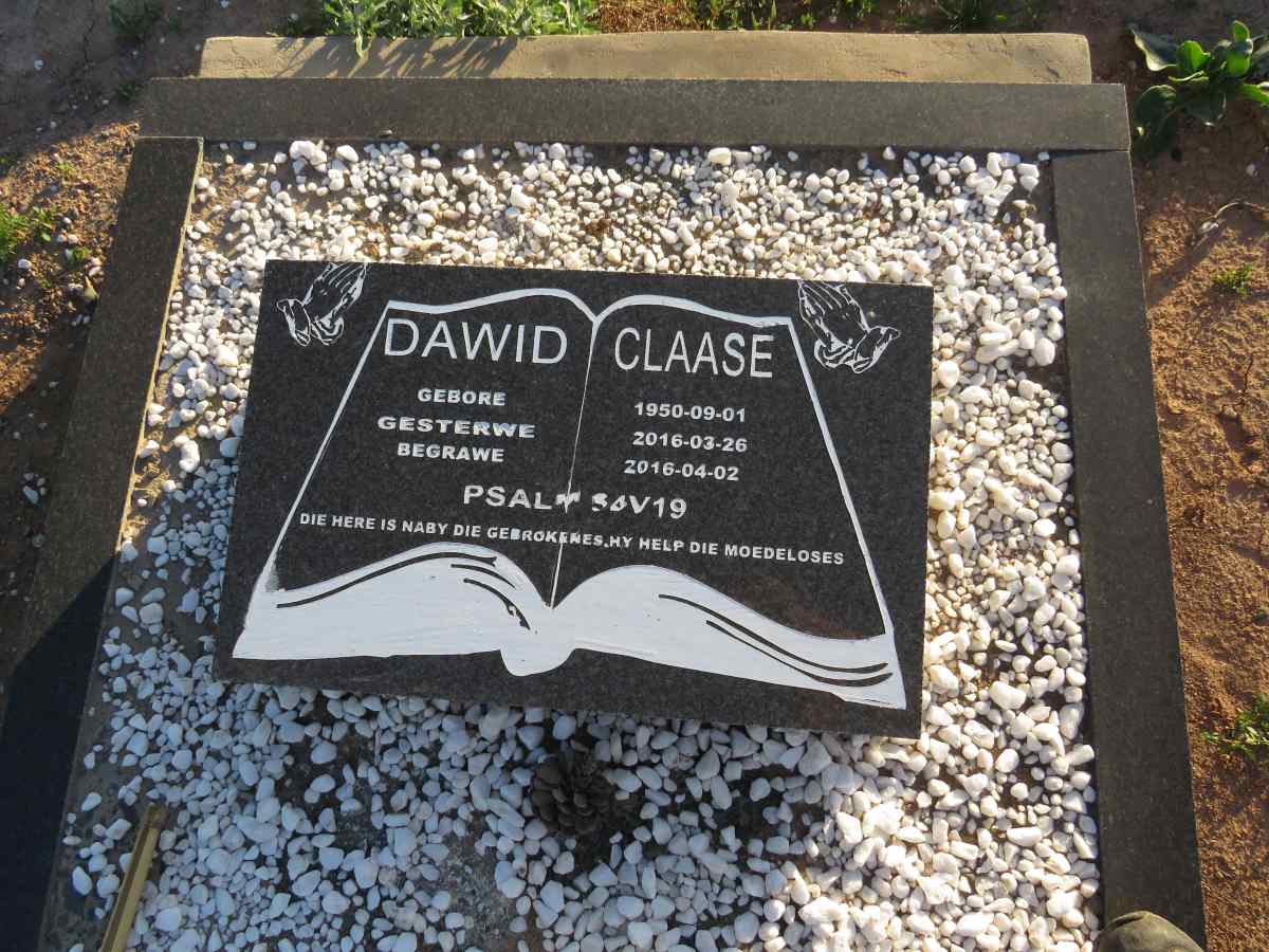 CLAASE Dawid 1950-2016