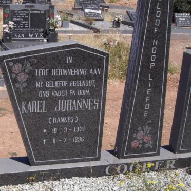 COOPER Karel Johannes 1931-1996