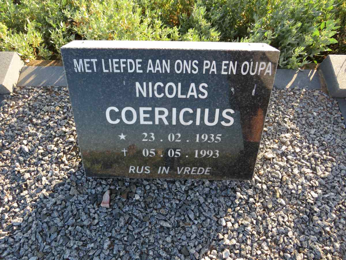 COERICIUS Nicolas 1935-1993