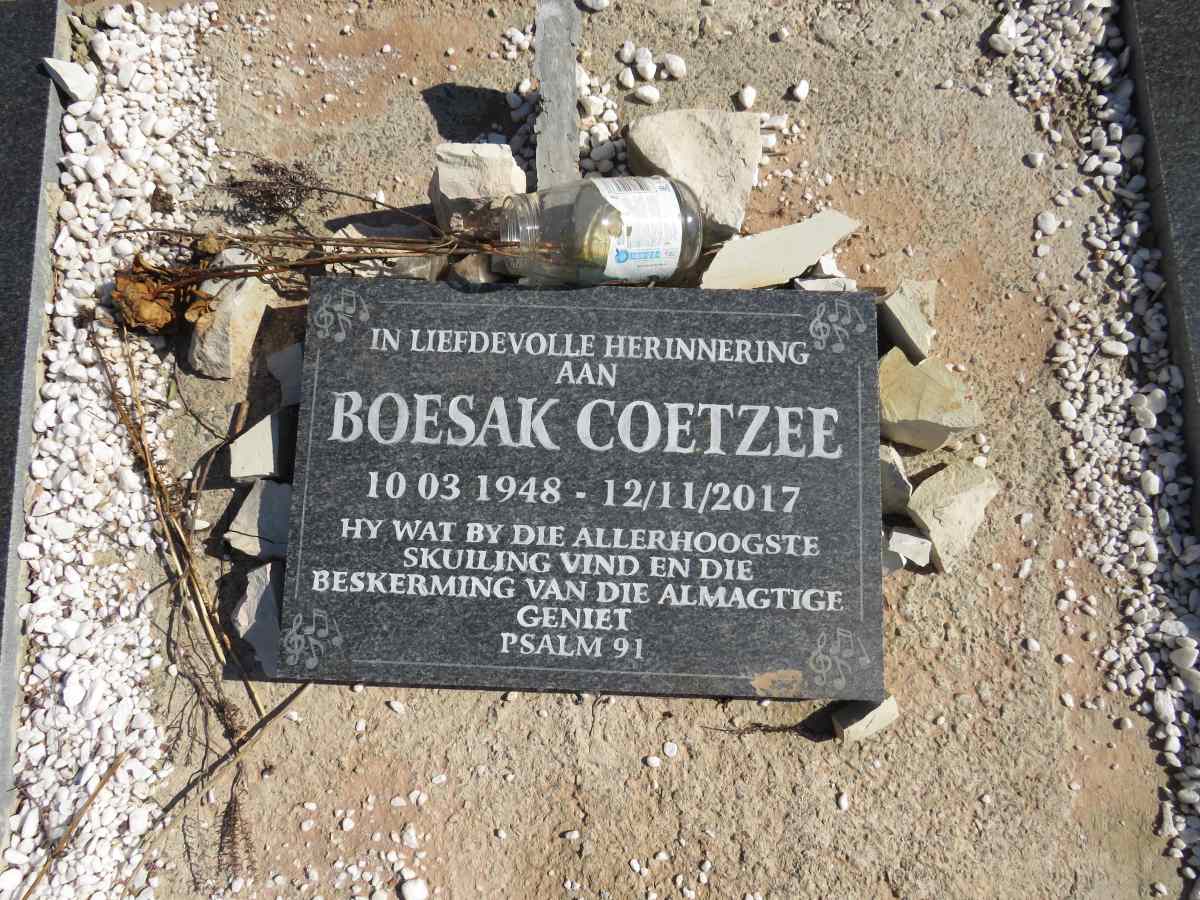COETZEE Boesak 1948-2017