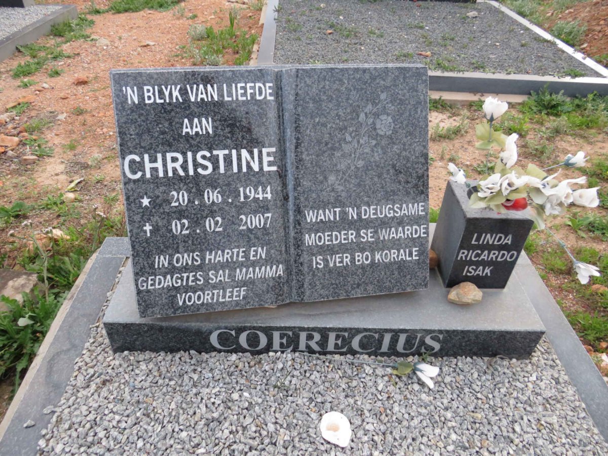 COERECIUS Christine 1944-2007