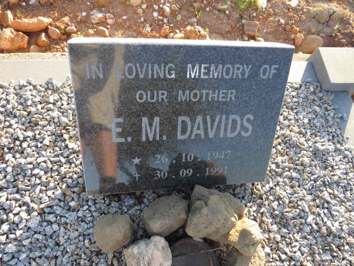 DAVIDS E.M. 1947-1991