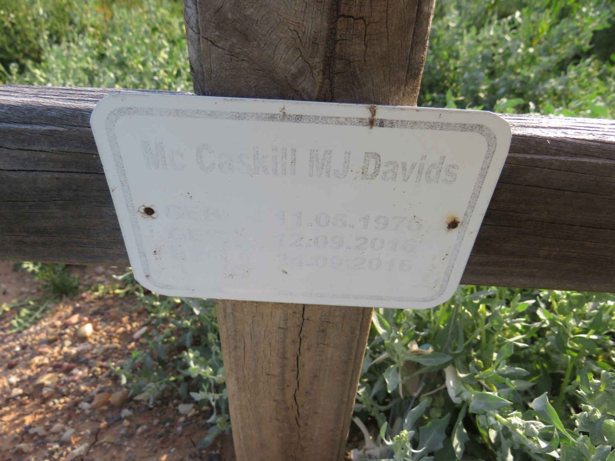 DAVIDS McCaskell M.J. 1976-2016