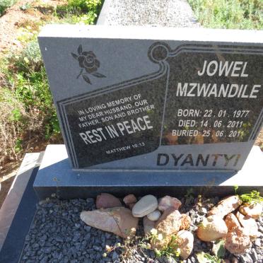 DYANTYI Jowel Mzwandile 1977-2011