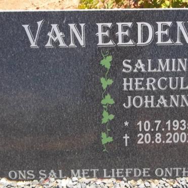 EEDEN Salmina Herculina Johanna, van 1935-2002