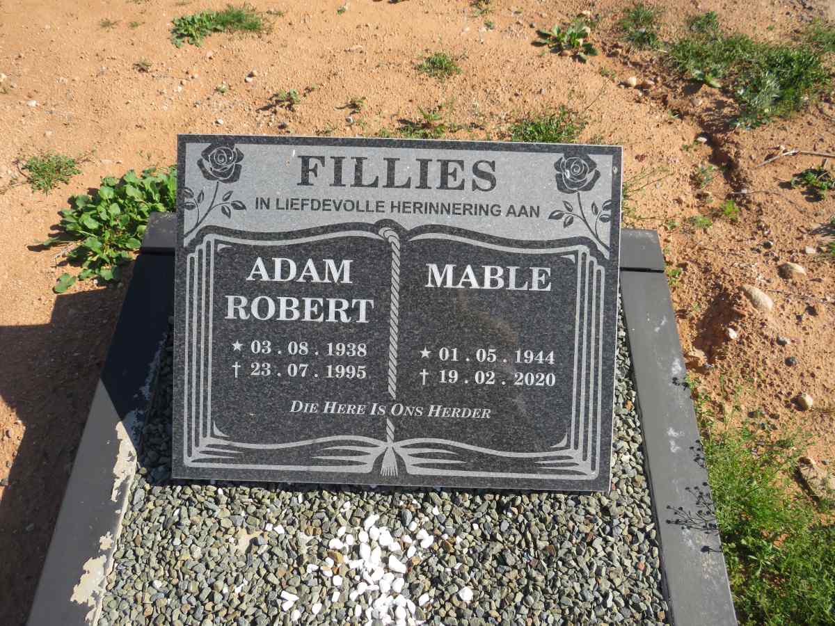 FILLIES Adam Robert 1938-1995 & Mable 1944-2020