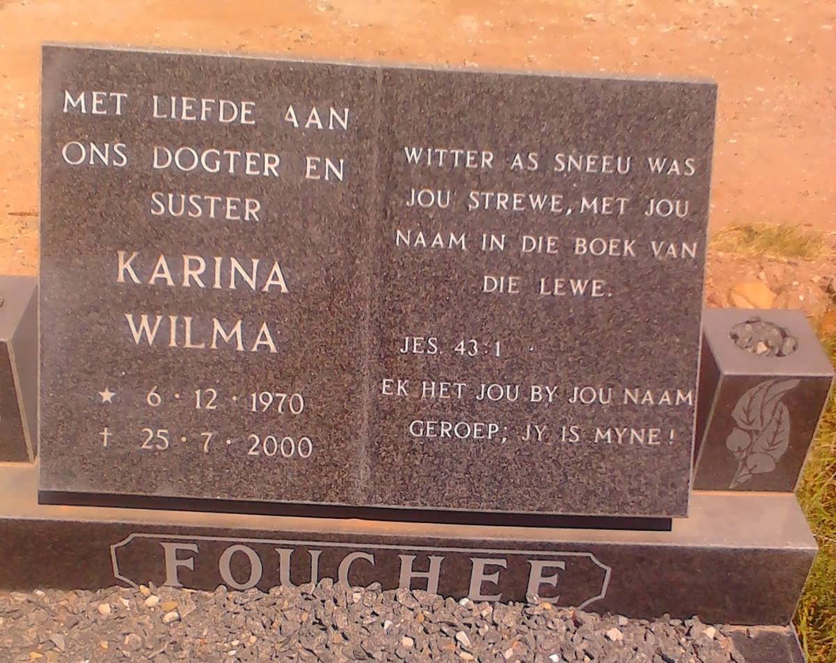 FOUCHEE Karina Wilma 1970-2000