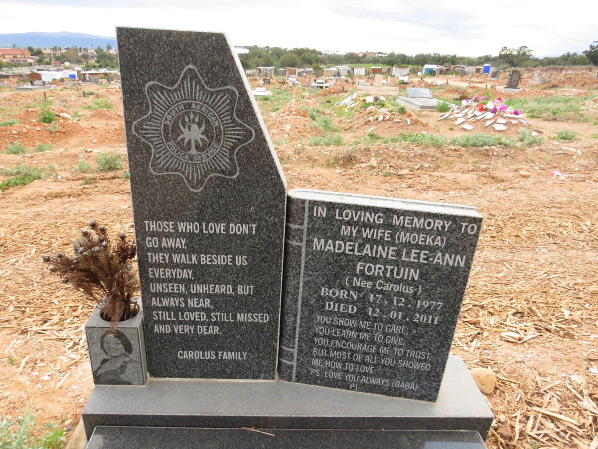 FORTUIN Madelaine Lee-Ann nee CAROLUS 1977-2011