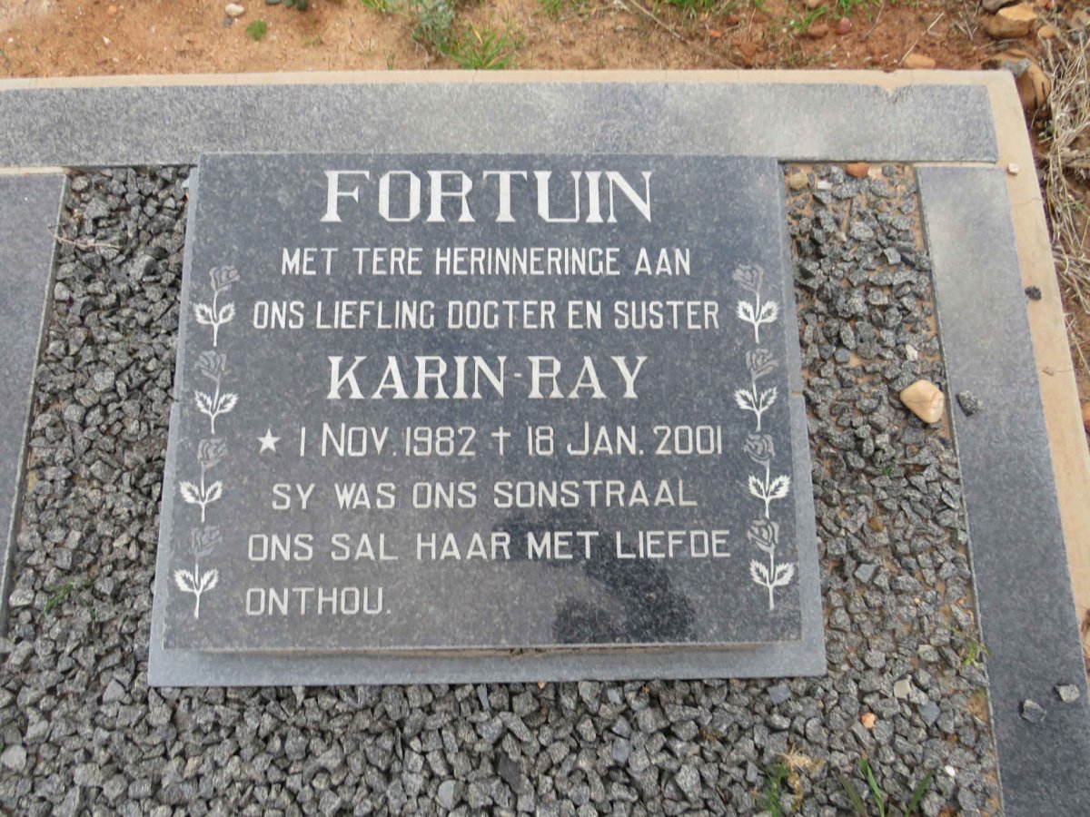 FORTUIN Karin-Ray 1982-2001