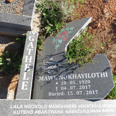 GANGATHELE Mawe Nokhayilothi 1920-2017_2