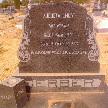 GERBER Augusta Emily nee BOTHA 1906-1966