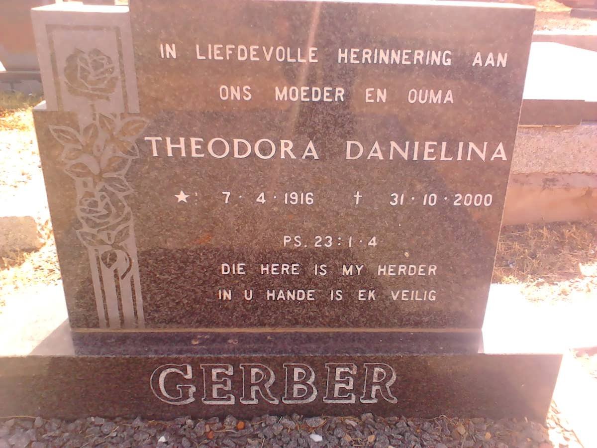 GERBER Theodora Danielina 1910-2000