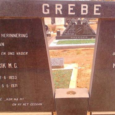 GREBE Hendrik M.G. 1893-1971 &amp; Margaretha Maria 1900-1976