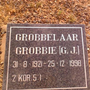 GROBBELAAR G.J. 1921-1998