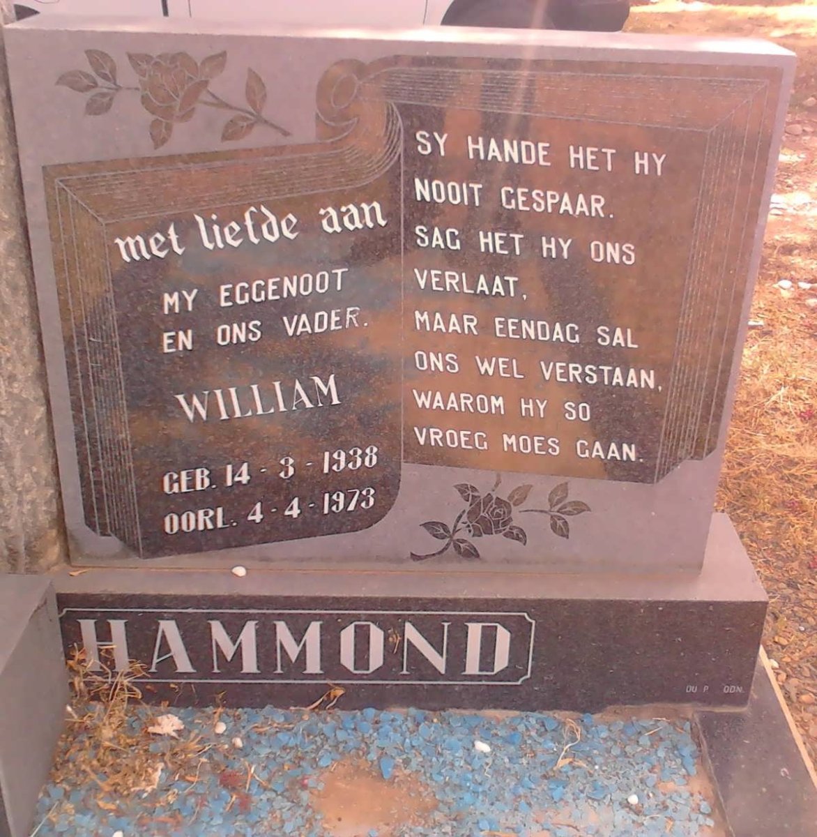 HAMMOND William 1938-1973