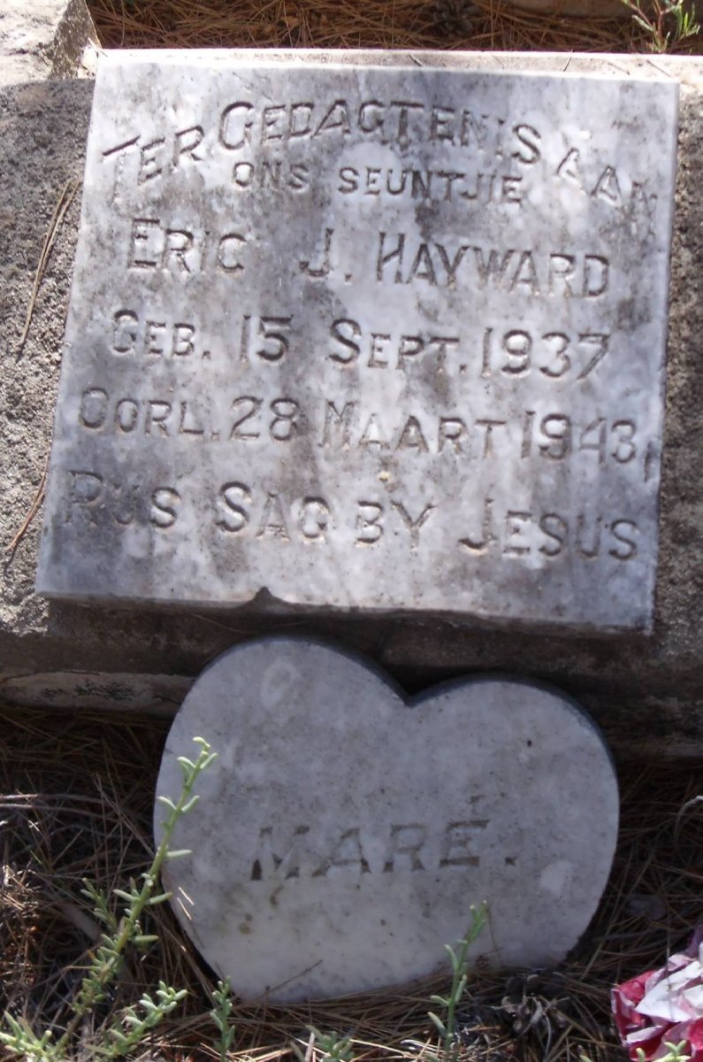 HAYWARD Eric J. 1937-1943