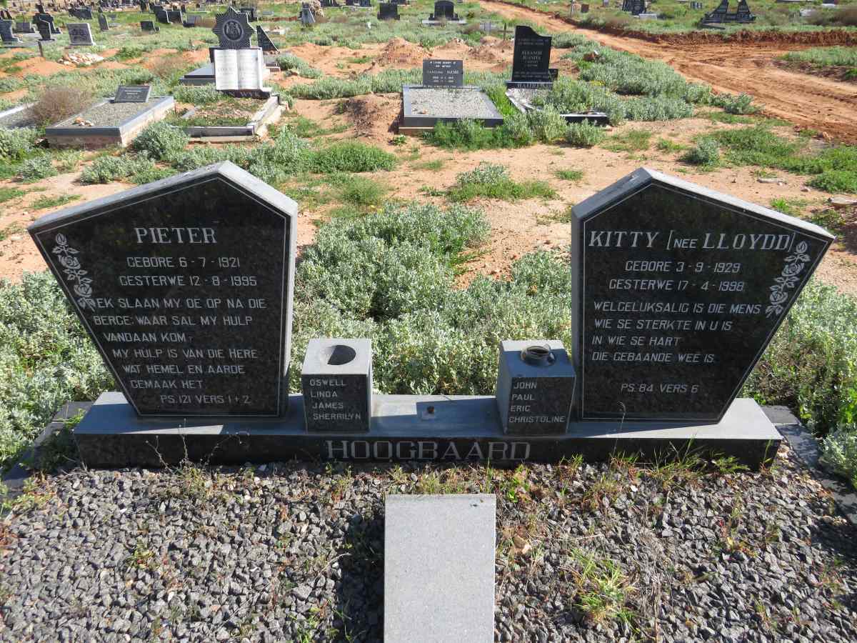 HOOGBAARD Pieter 1921-1995 & Kitty LLOYDD 1929-1998