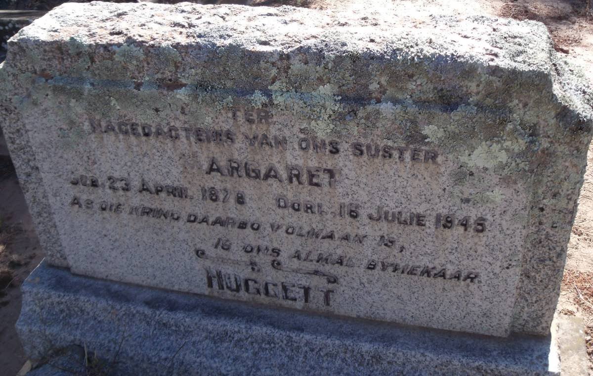 HUGGETT Margaret 1878-1945