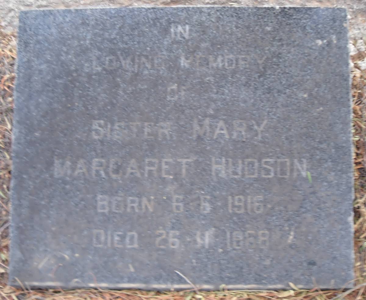 HUDSON Mary Margaret 1916-1968