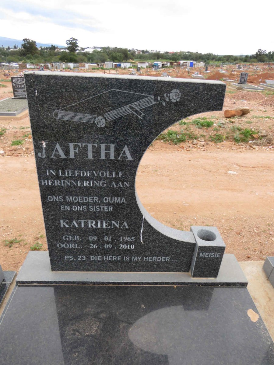 JAFTHA Katriena 1965-2010