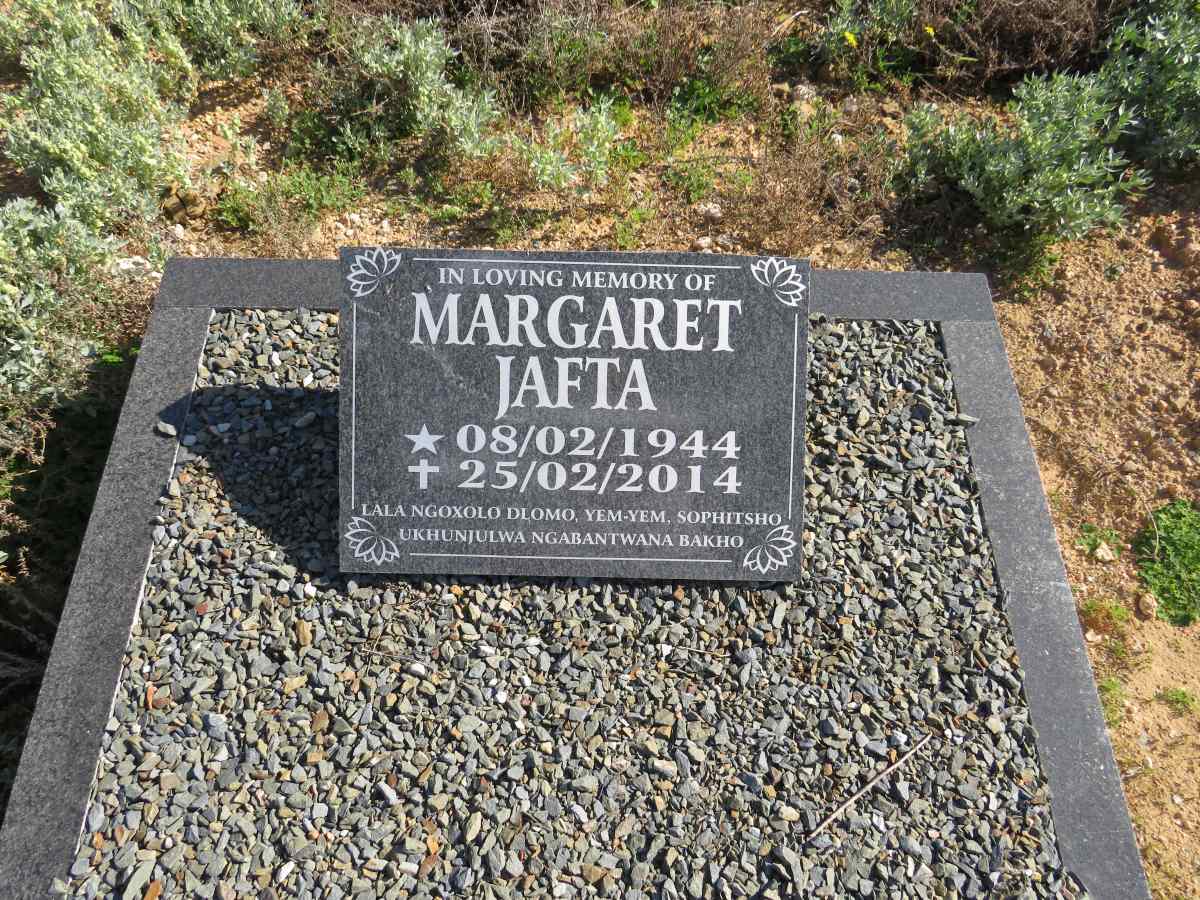 JAFTA Margaret 1944-2014