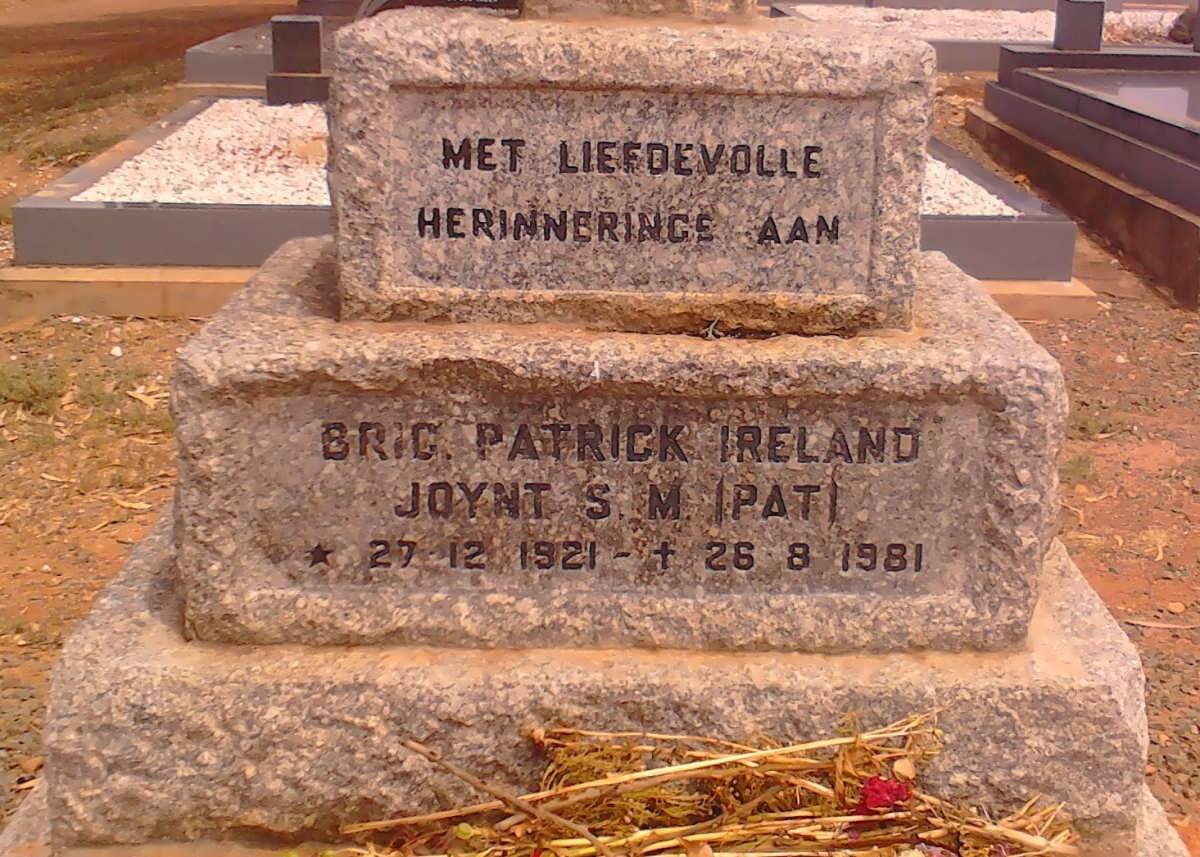 JOYNT Patrick Ireland 1921-1981 