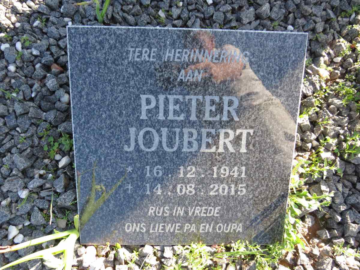 JOUBERT Pieter 1941-2015