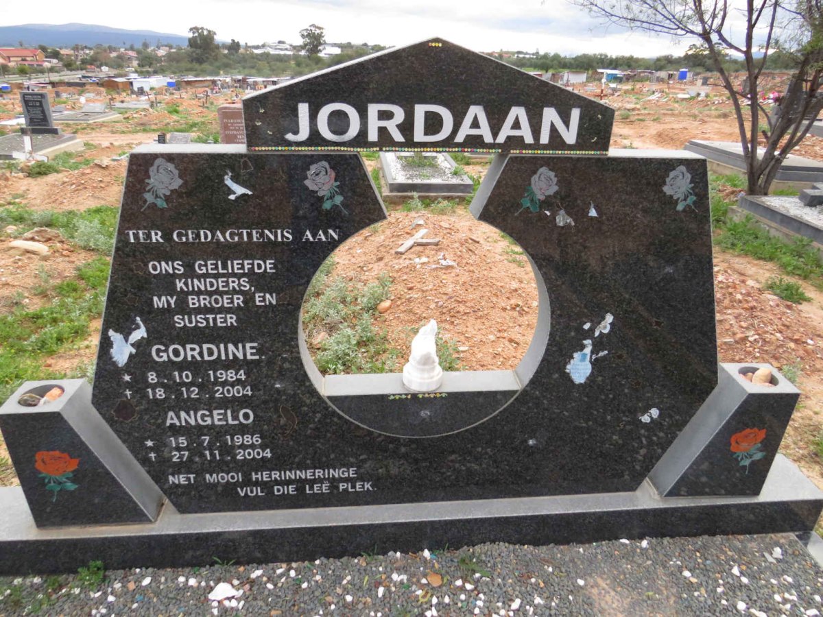 JORDAAN Gordine 1984-2004 :: JORDAAN Angelo 1986-2004
