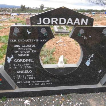 JORDAAN Gordine 1984-2004 :: JORDAAN Angelo 1986-2004