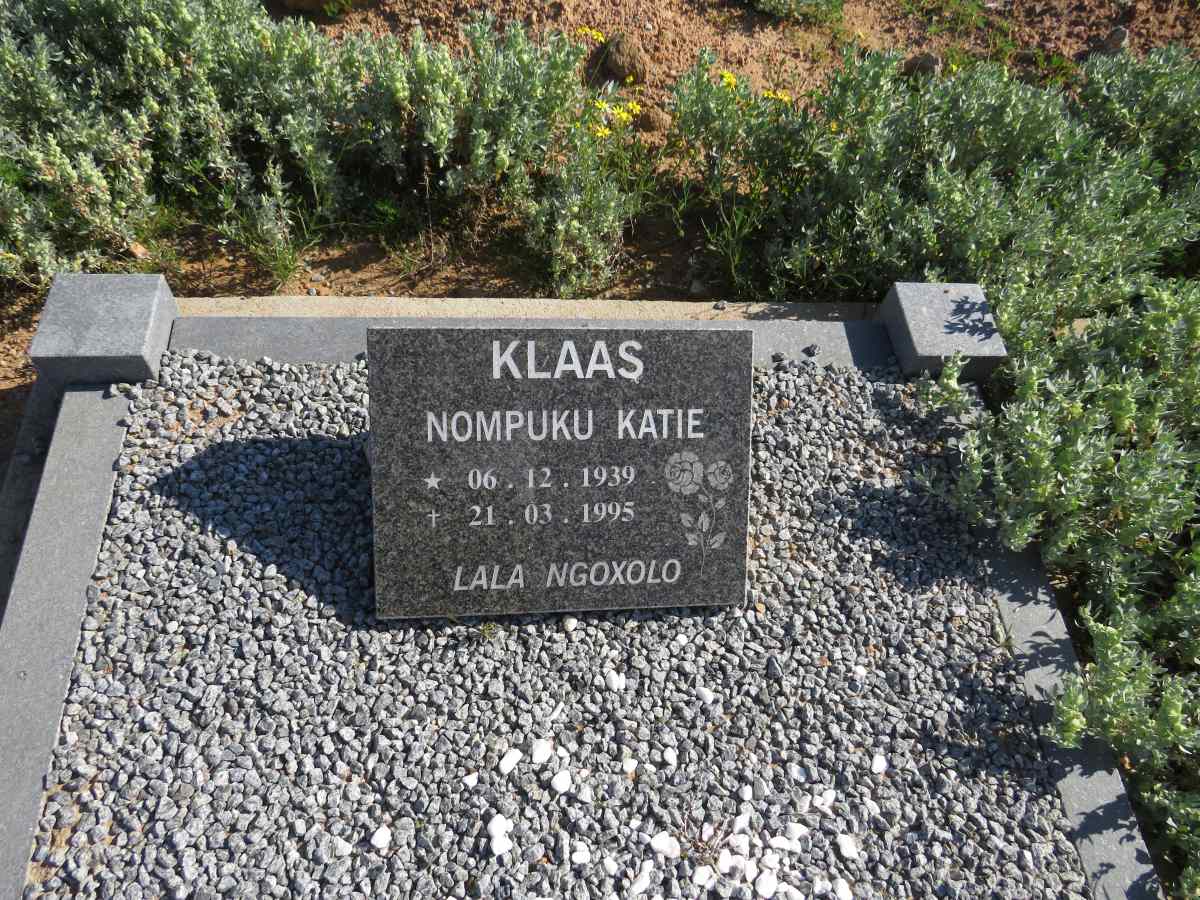 KLAAS Nompuku Katie 1939-1995