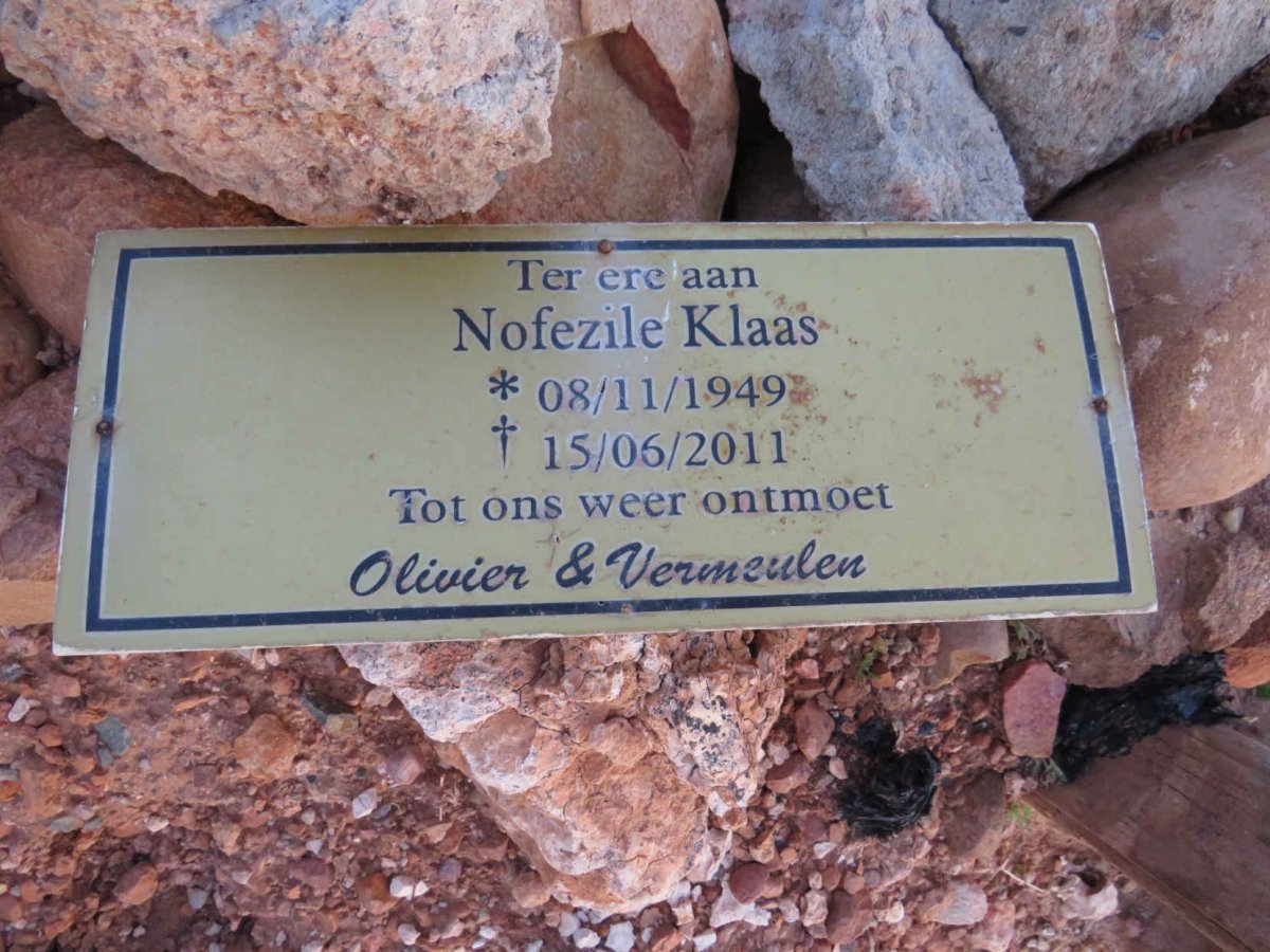 KLAAS Nofezile 1949-2011