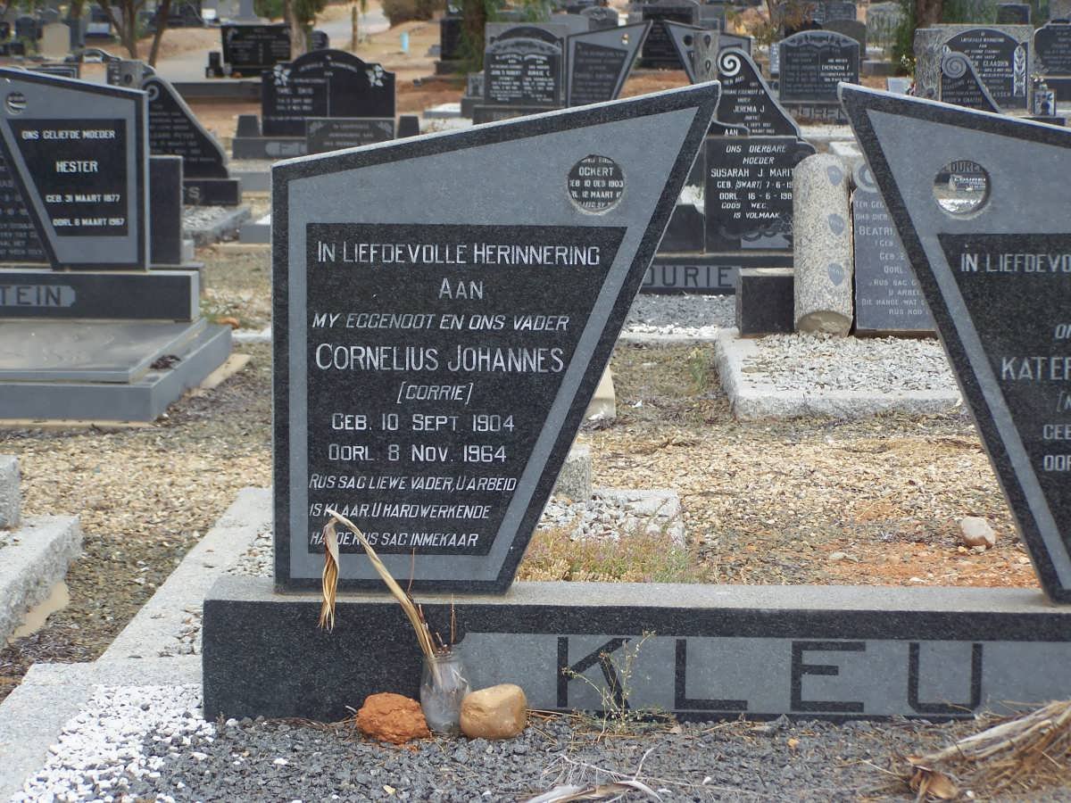 KLEU Cornelius Johannes 1904-1964 