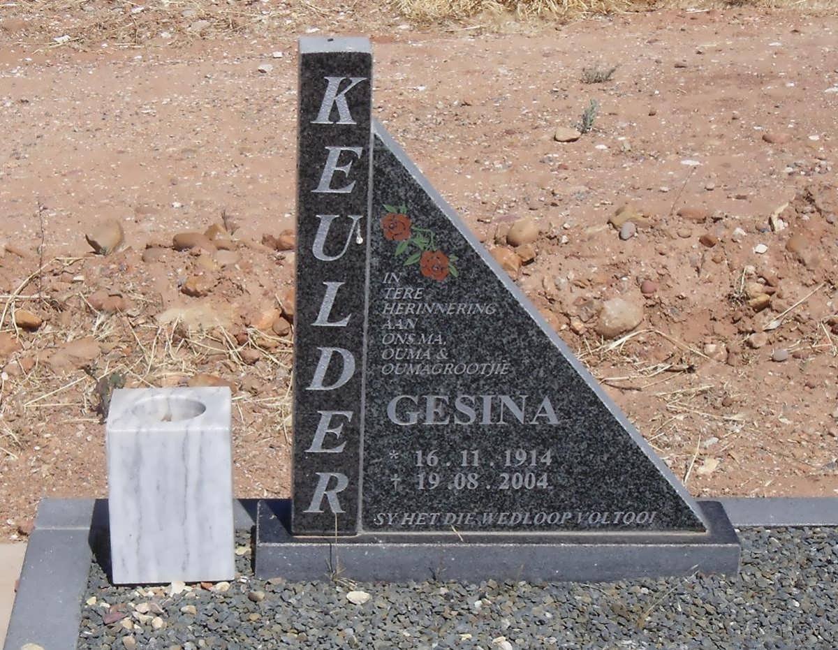 KEULDER Gesina 1914-2004