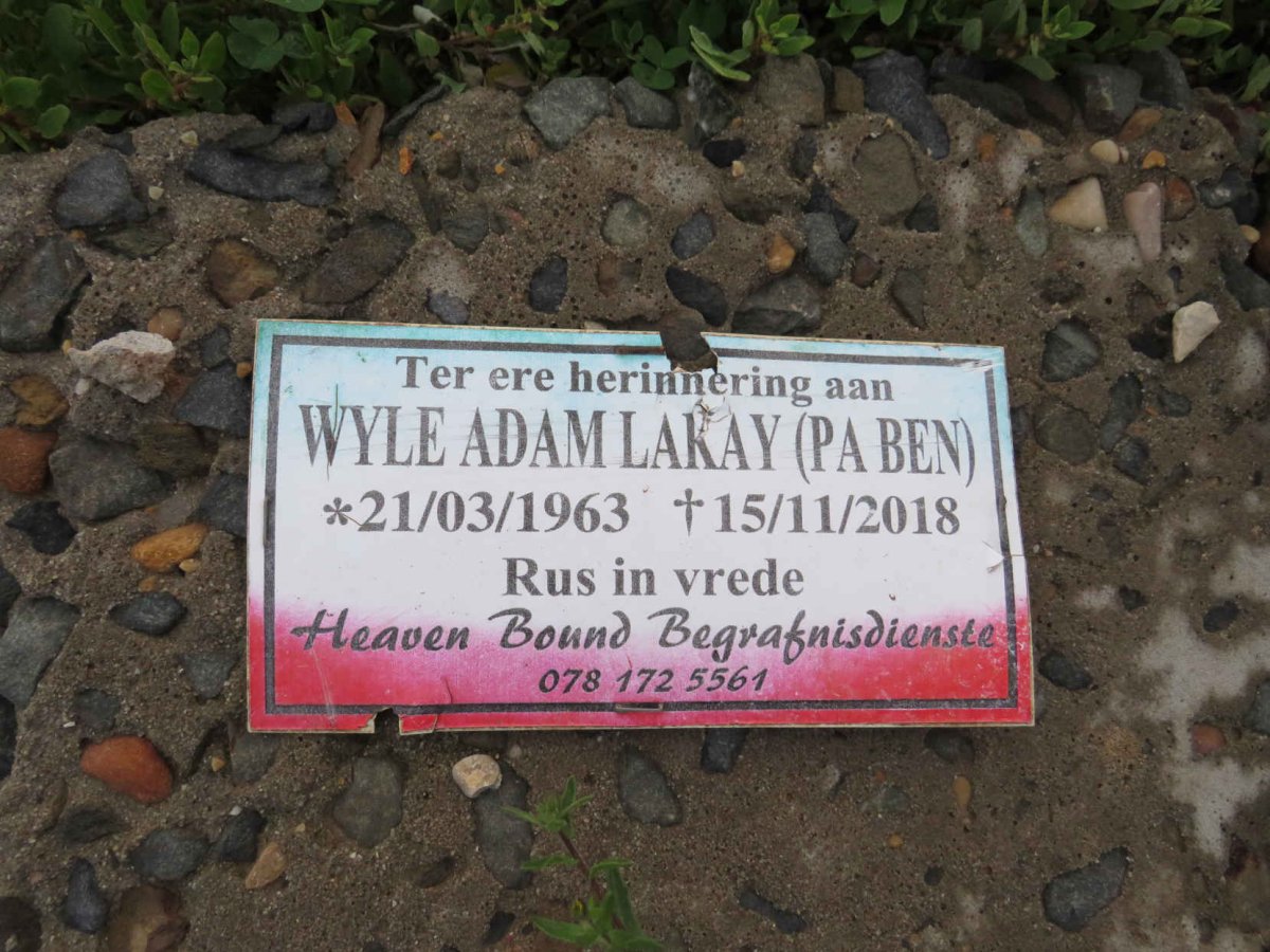LAKAY Adam 1963-2018