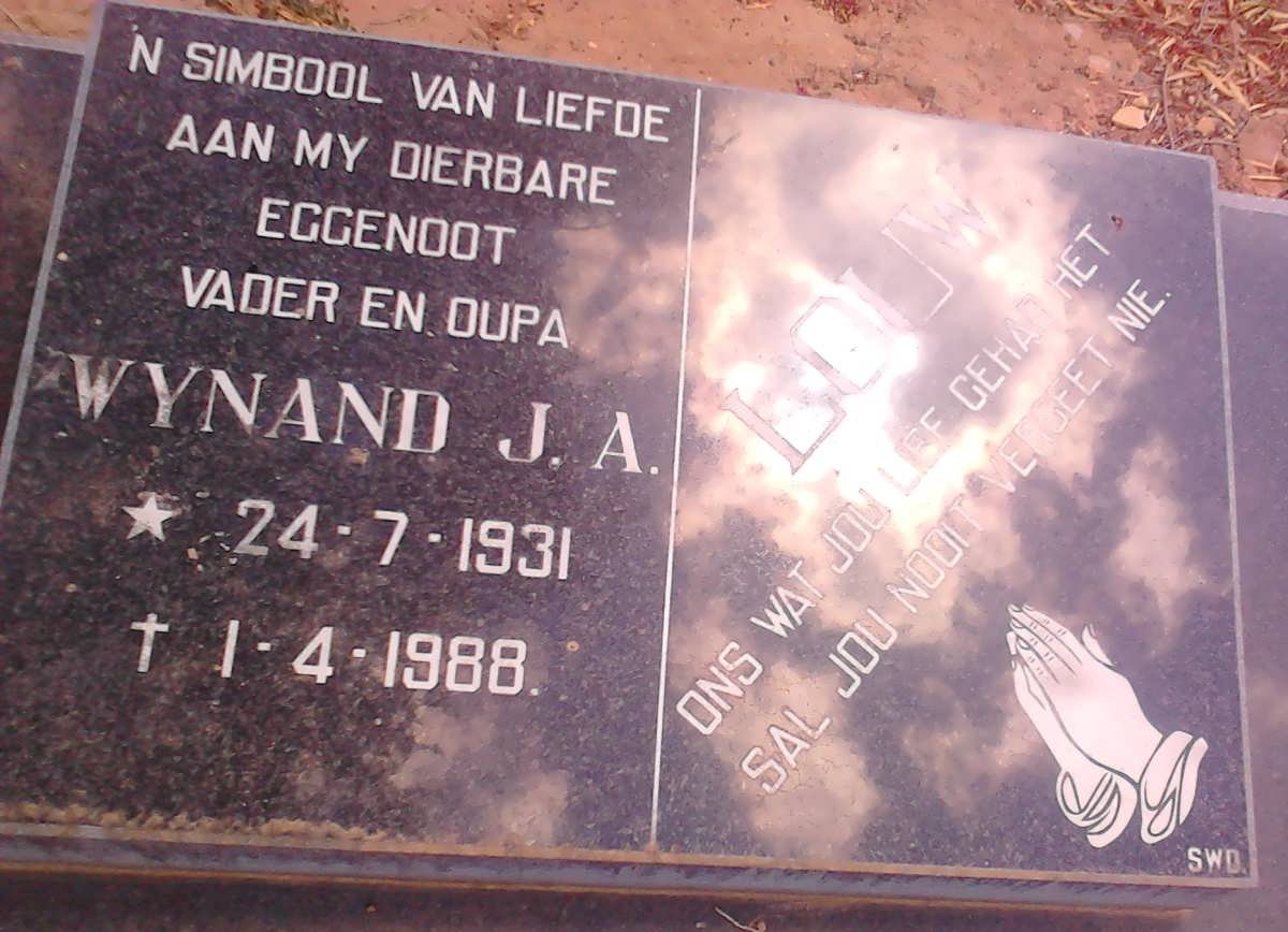 LOUW Wynand J.A. 1931-1988