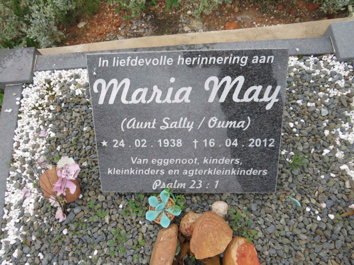 MAY Maria 1938-2012