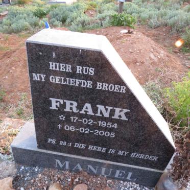 MANUEL Frank 1954-2005