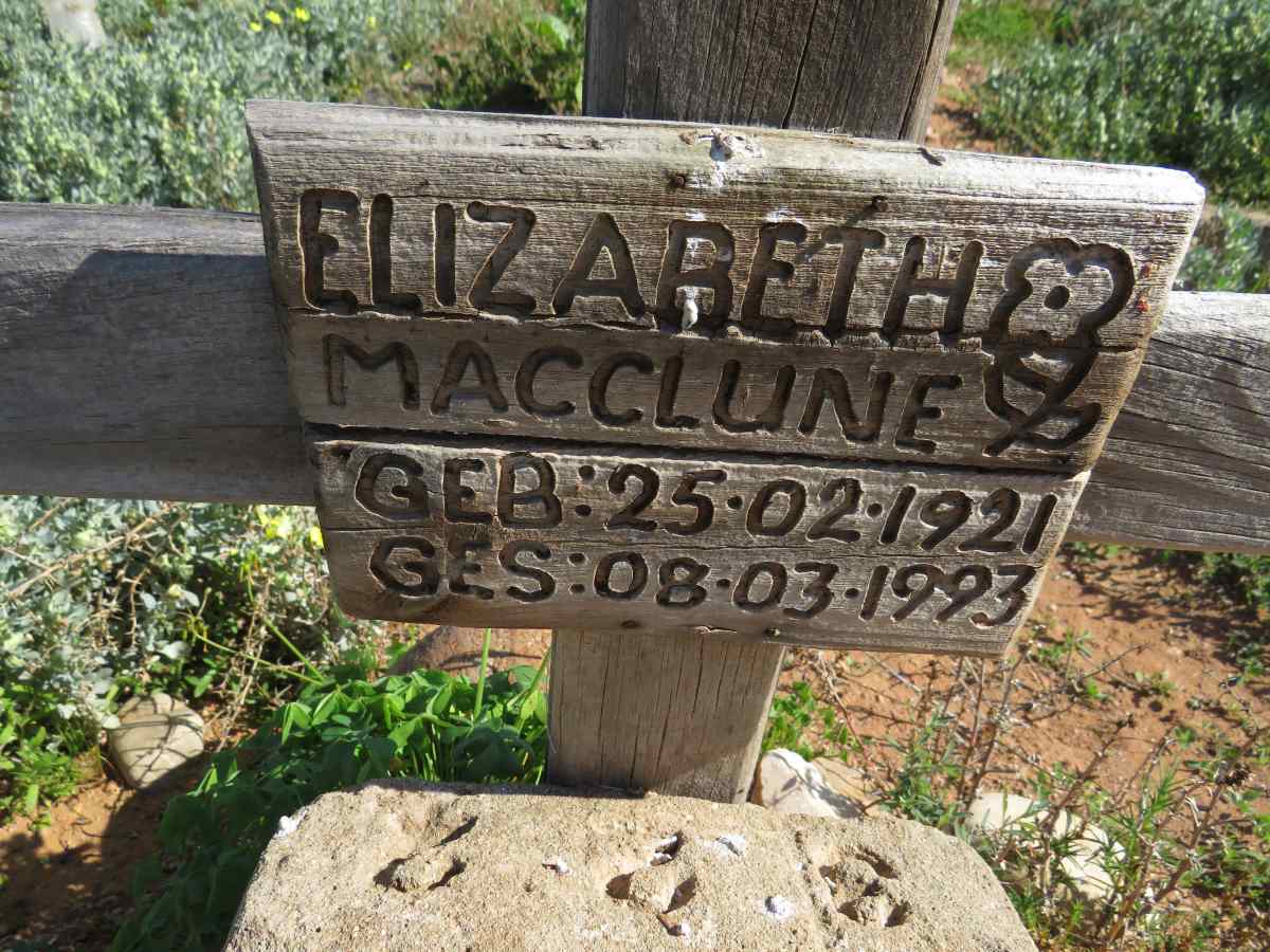 MACCLUNE Elizabeth 1921-1993