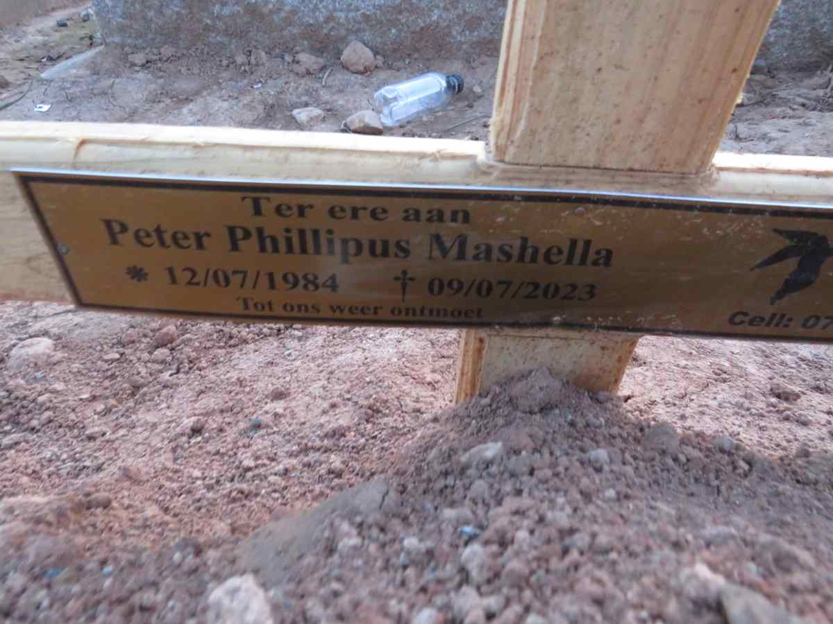 MASHELLA Peter Phillipus 1984-2023
