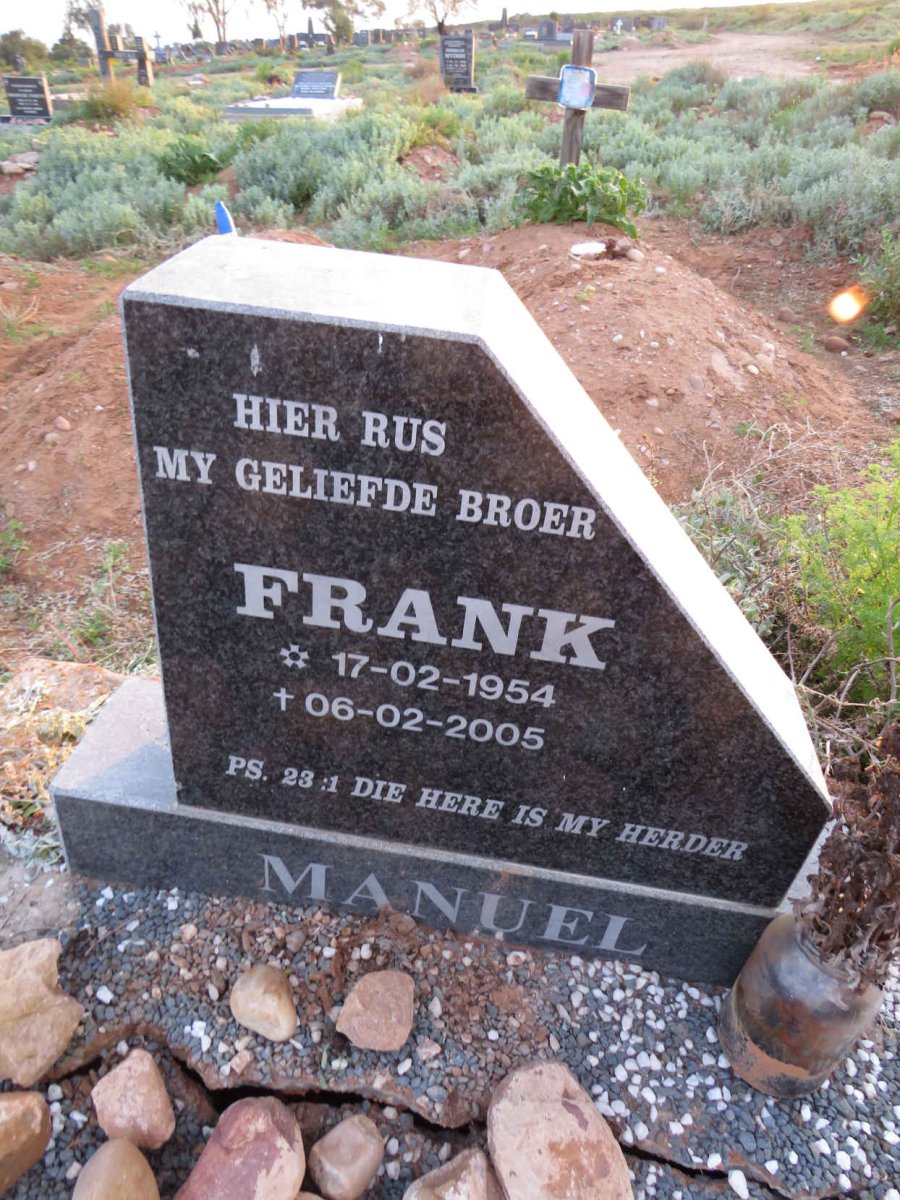 MANUEL Frank 1954-2005