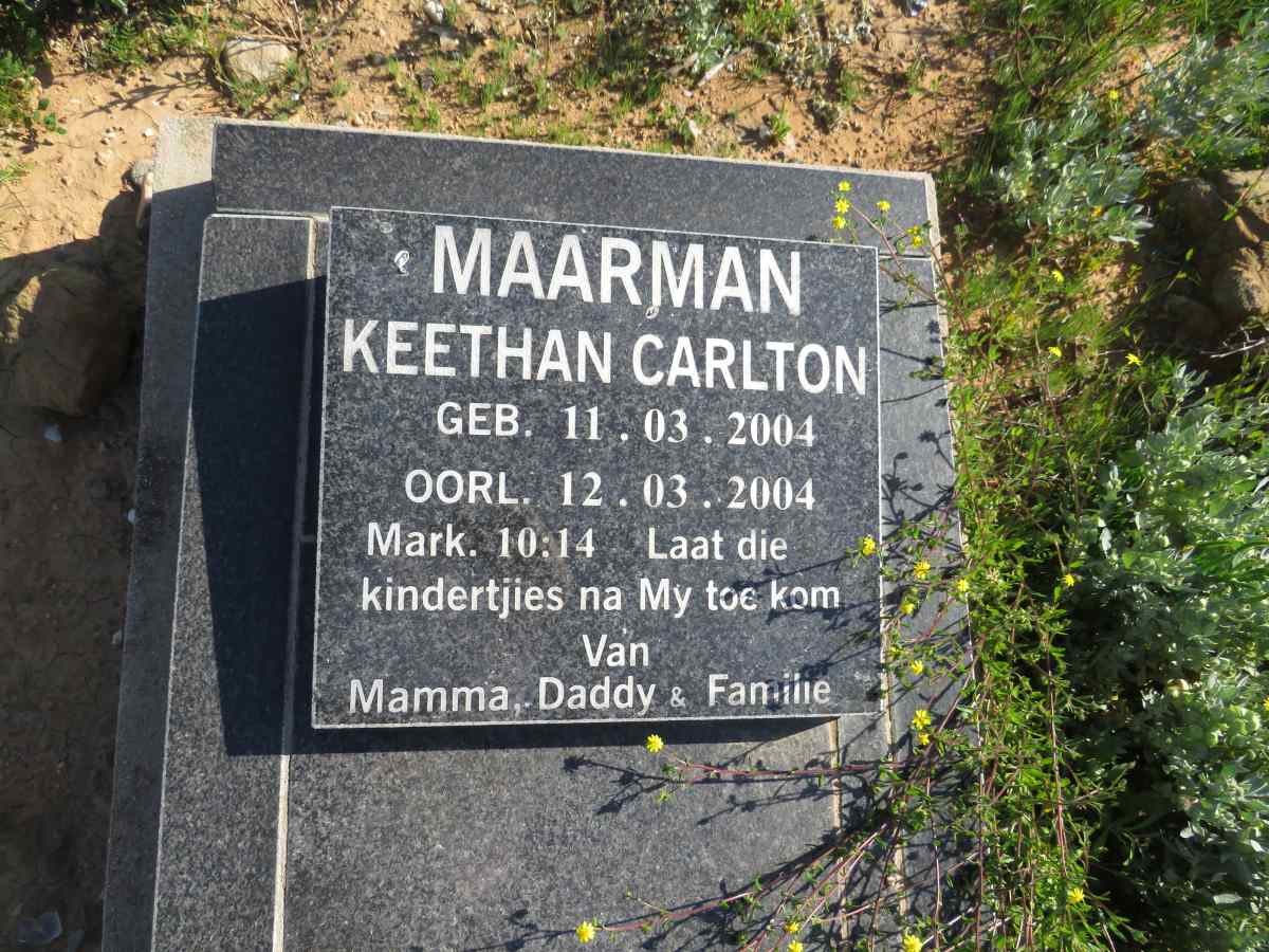 MAARMAN Keethan Carlton 2004-2004