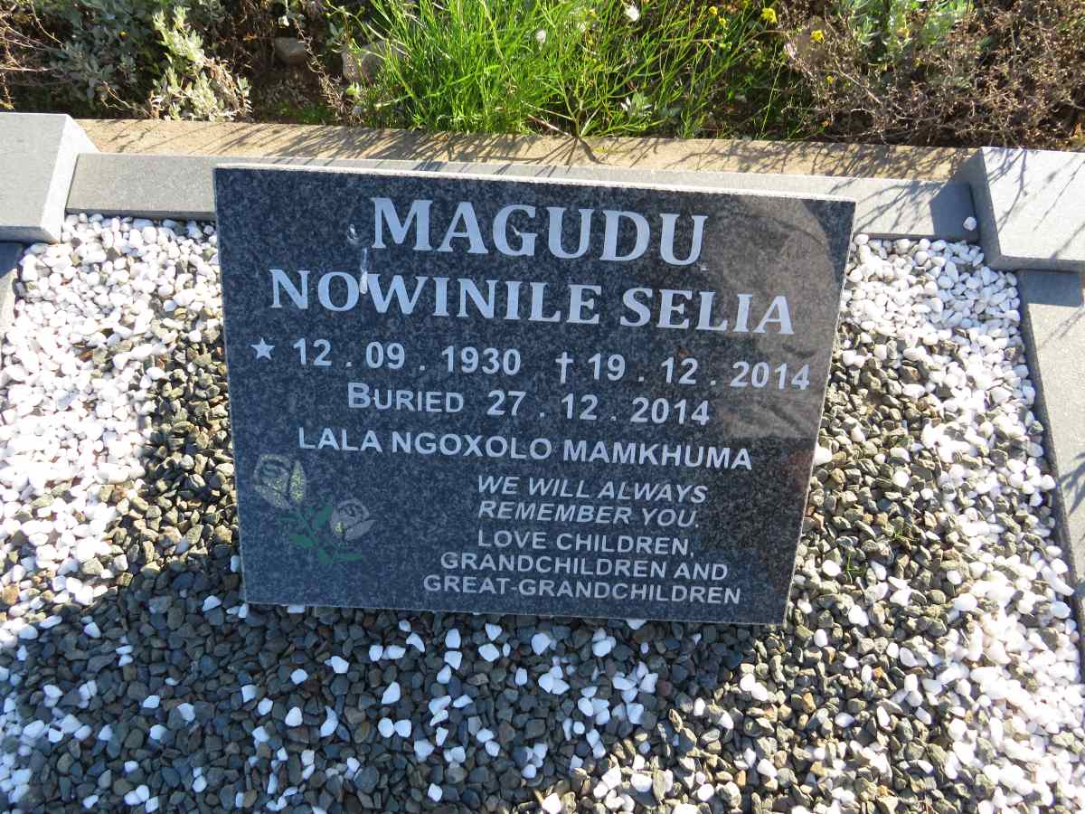 MAGUDU Nowinile Selia 1930-2014