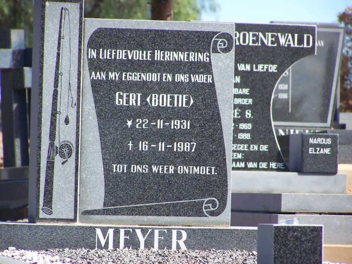 MEYER Gert 1931-1987
