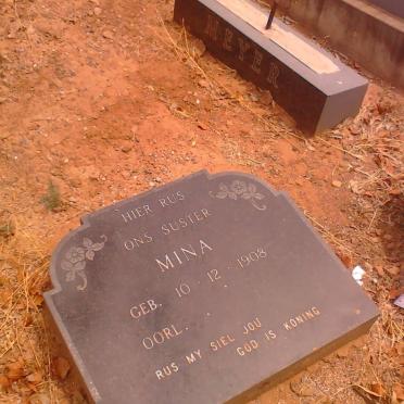 MEYER Mina 1908-
