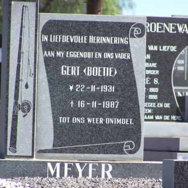 MEYER Gert 1931-1987